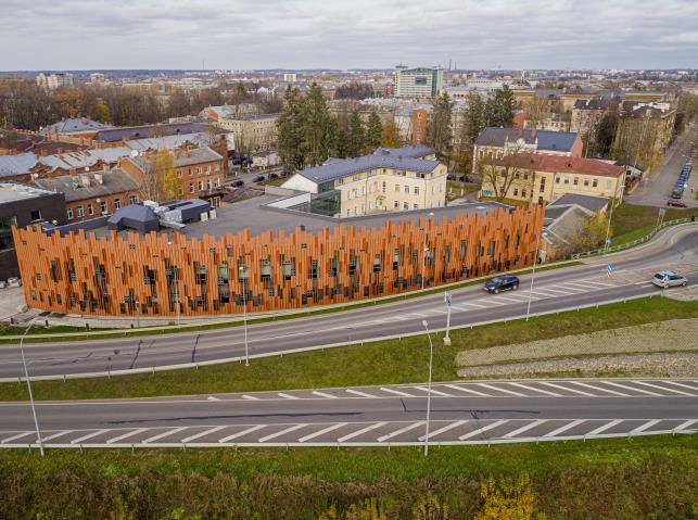 Saules skolas jaunais korpuss, foto autors Renārs Koris/ Biedrības BDCC arhīvs